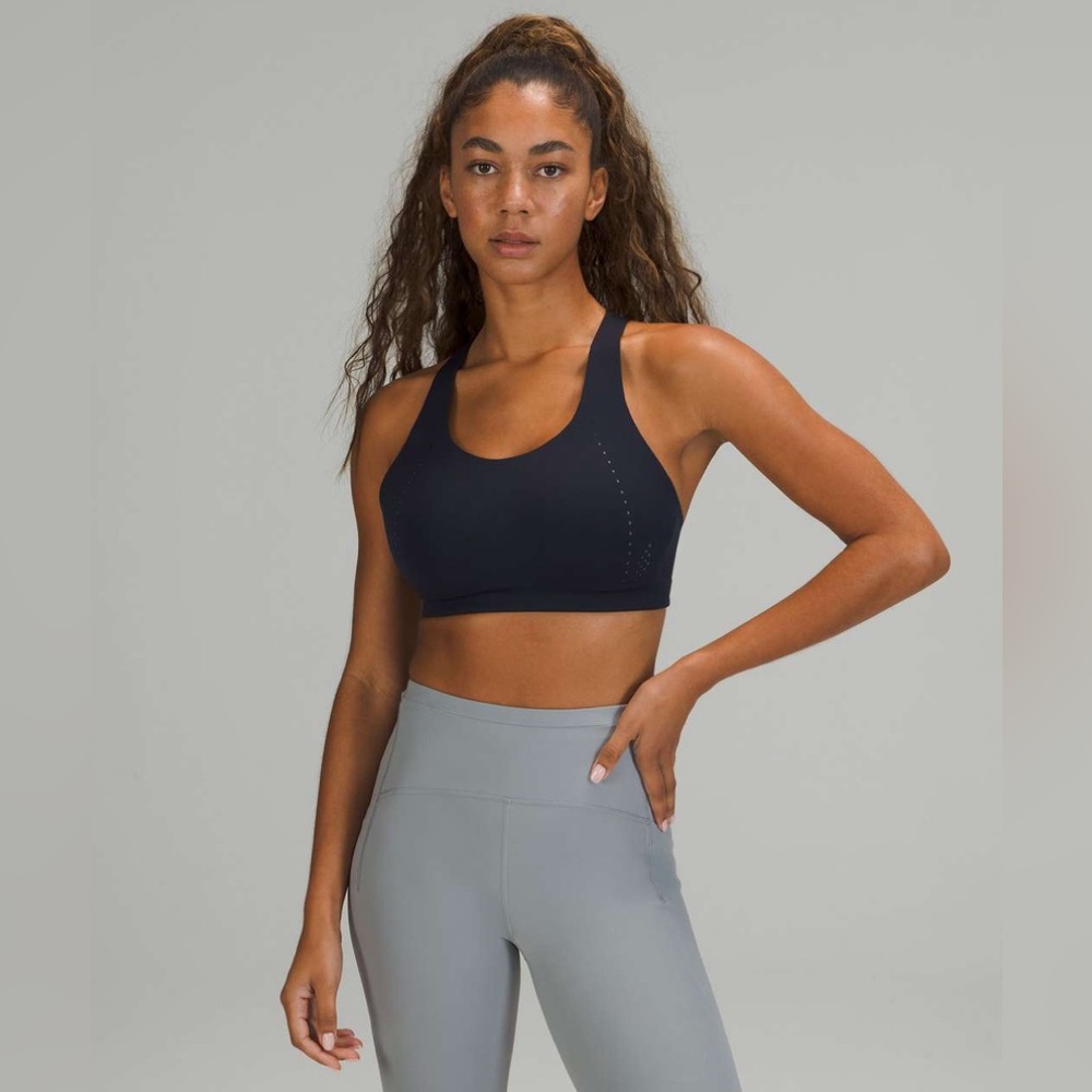 Lululemon AirSupport Bra 34C True Navy/River Blue TRNV/RVBU